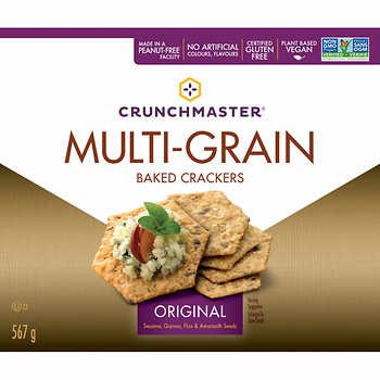 Crunchmaster Gluten Free Baked Multi Grain Original Crackers 567g