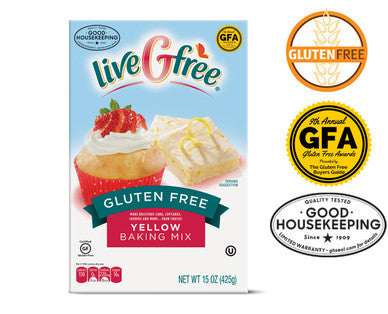 LiveGFree Gluten Free Yellow Baking Mix 425g