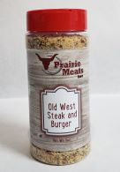 Old West Steak & Burger Spice Prairie Meats 11oz