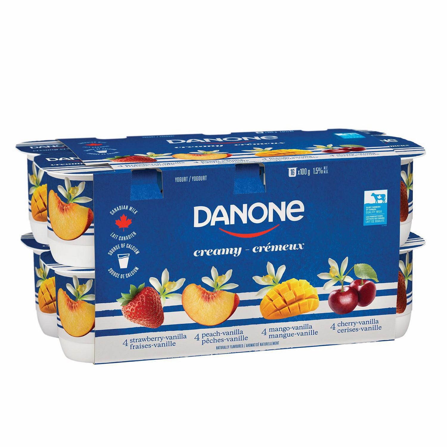 Danone Creamy Duo Yogurts 16 x 100g