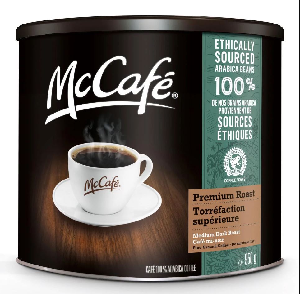 McCafe Medium Dark Roast Ground Coffee 950g