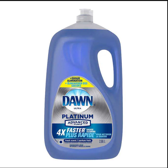 Dawn Platinum Advanced Power Fresh Scent Liquid Dish Soap 2.66L