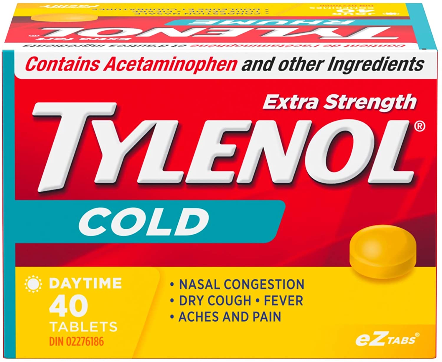 Tylenol Cold Daytime Tablets 40ct