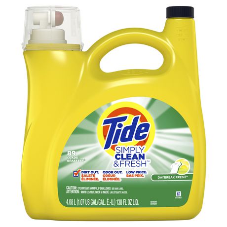 Tide Daybreak Fresh Simply Clean & Fresh Laundry Detergent 4.08L