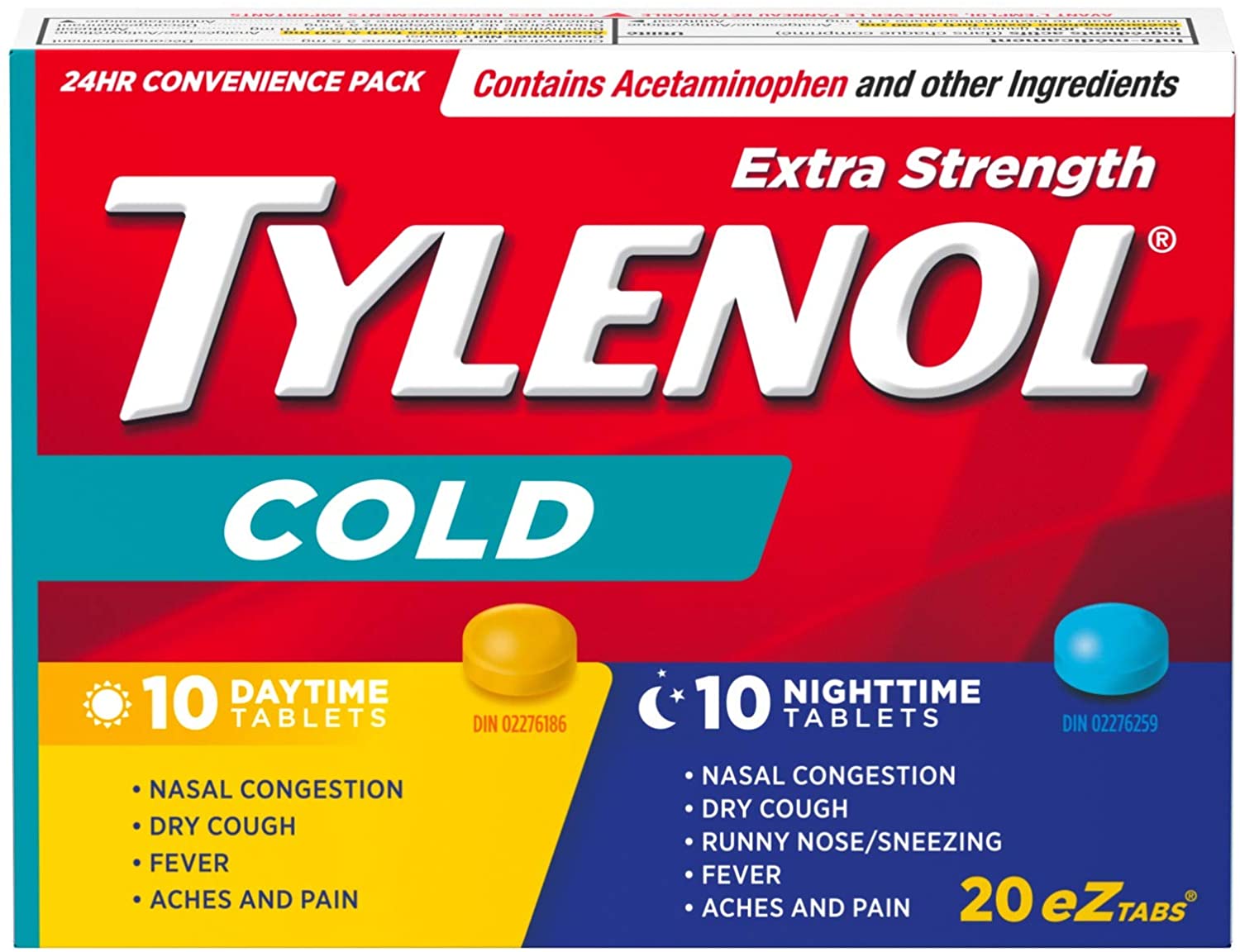 Tylenol Cold Extra Strength eZ tabs 20ct