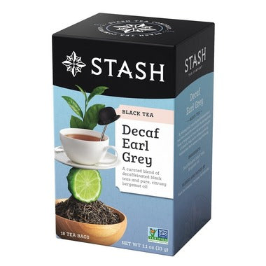 Stash Decaf Earl Grey Black Tea Bags 18ct