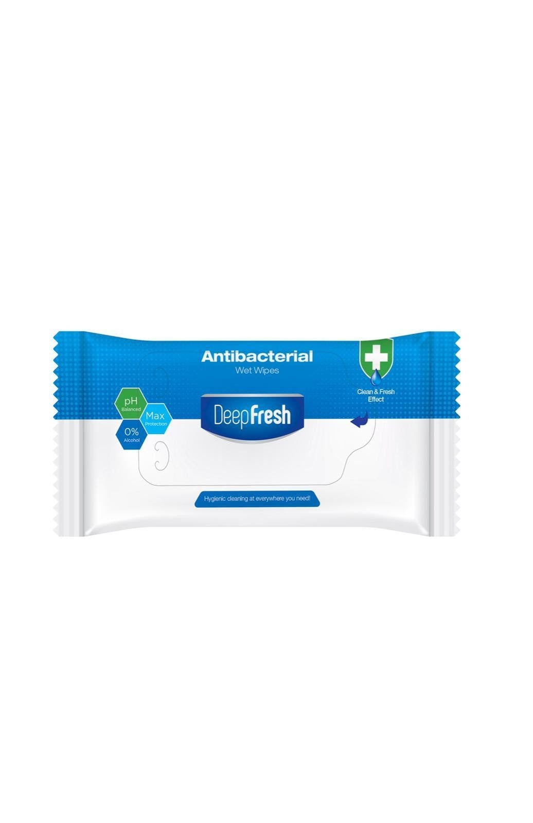 Deep Fresh Antibacterial Wet Wipes 15ct