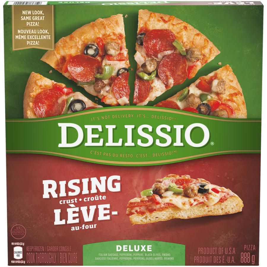 Delissio Deluxe Rising Crust Pizza 888g