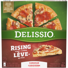 Delissio Rising Crust Canadian Pizza 860g