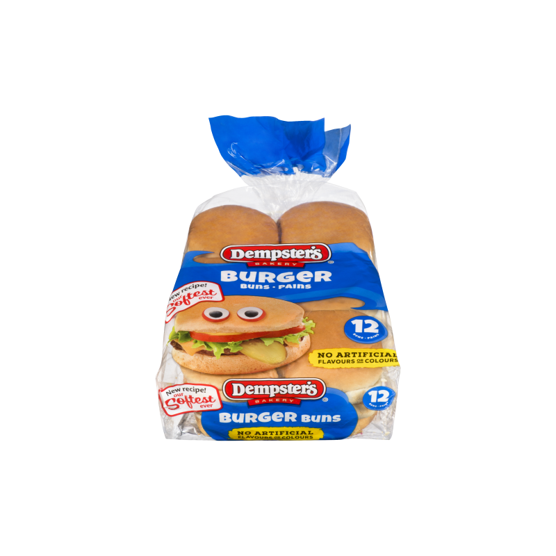 Dempster`s Hamburger Buns 12ct