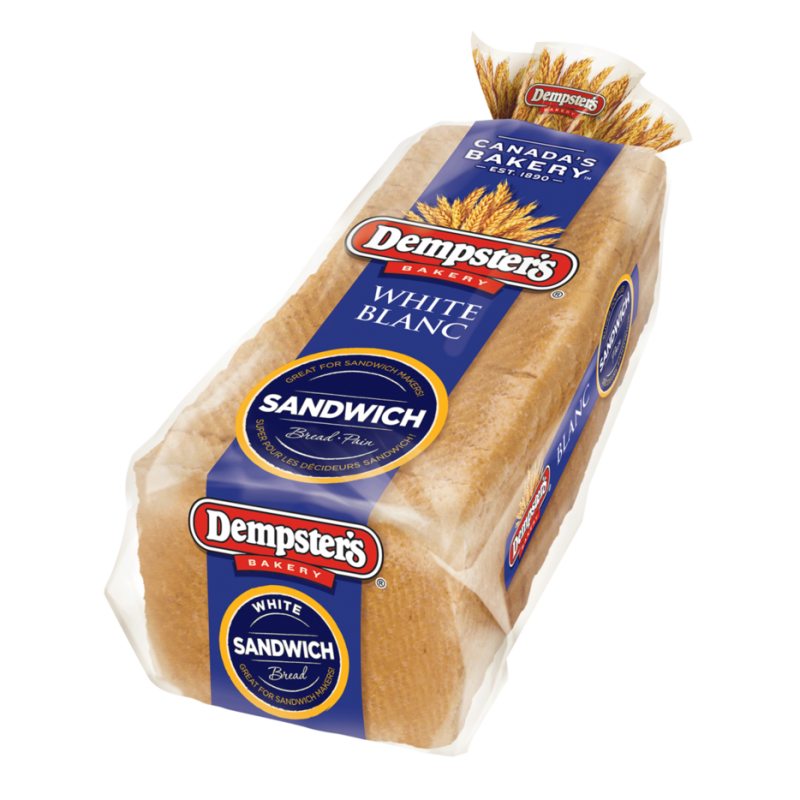 Dempster's Bakery White  Sandwich Bread 675g