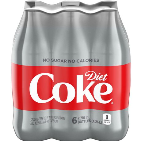 Diet Coke Soft Drink 6 x 710 ml