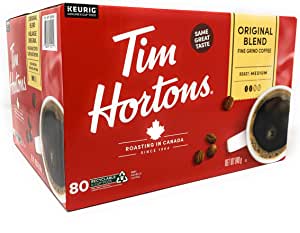 Tim Hortons Original Blend Coffee K-Cups  80ct