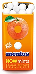 Mentos Orange Sugar Free Now Mints  18g