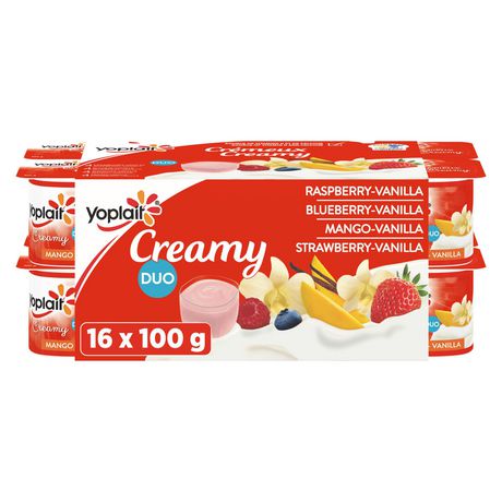 Yoplait Creamy Duo Yogurt 16 x 100g