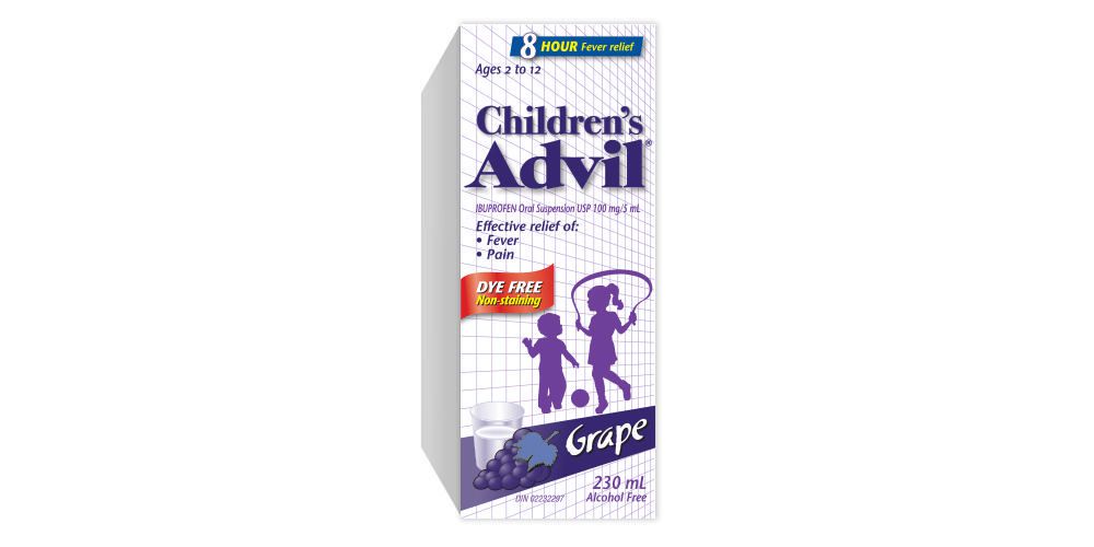 Advil Children`s Grape Dye-Free Liquid Suspension 260ml