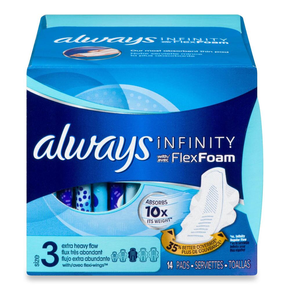 Always Infinity Flex Foam Size 3 -  14PK