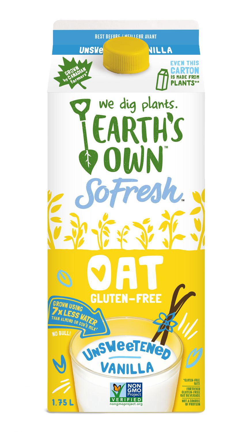 Earth's Own So Fresh Oat Vanilla Unsweetened Milk 1.75