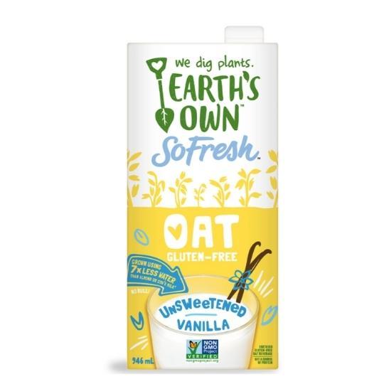 Earth's Own So Fresh Unsweetened Vanilla Oat Beverage 946ml