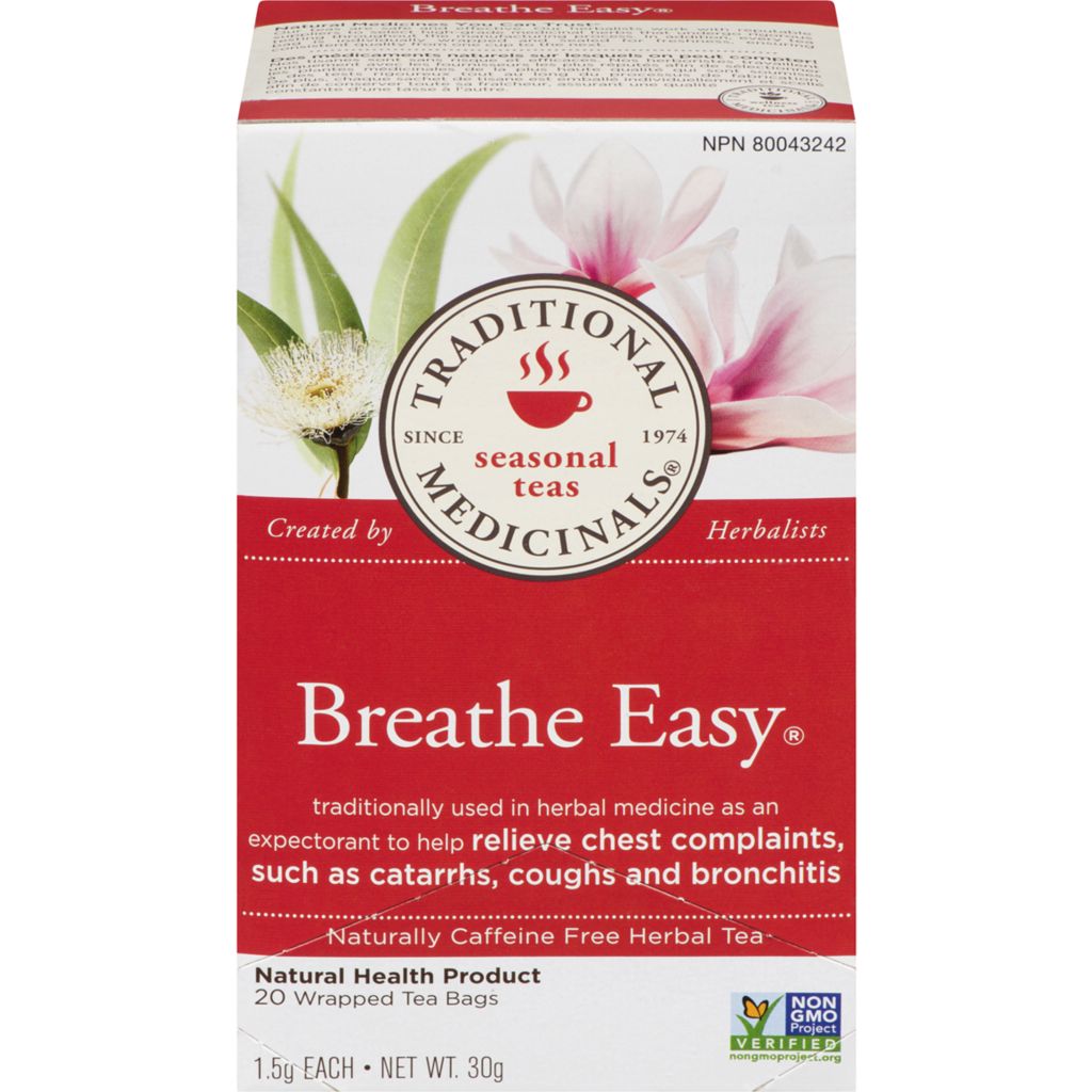 Traditional Medicinals Breathe Easy Tea Bags 20ct