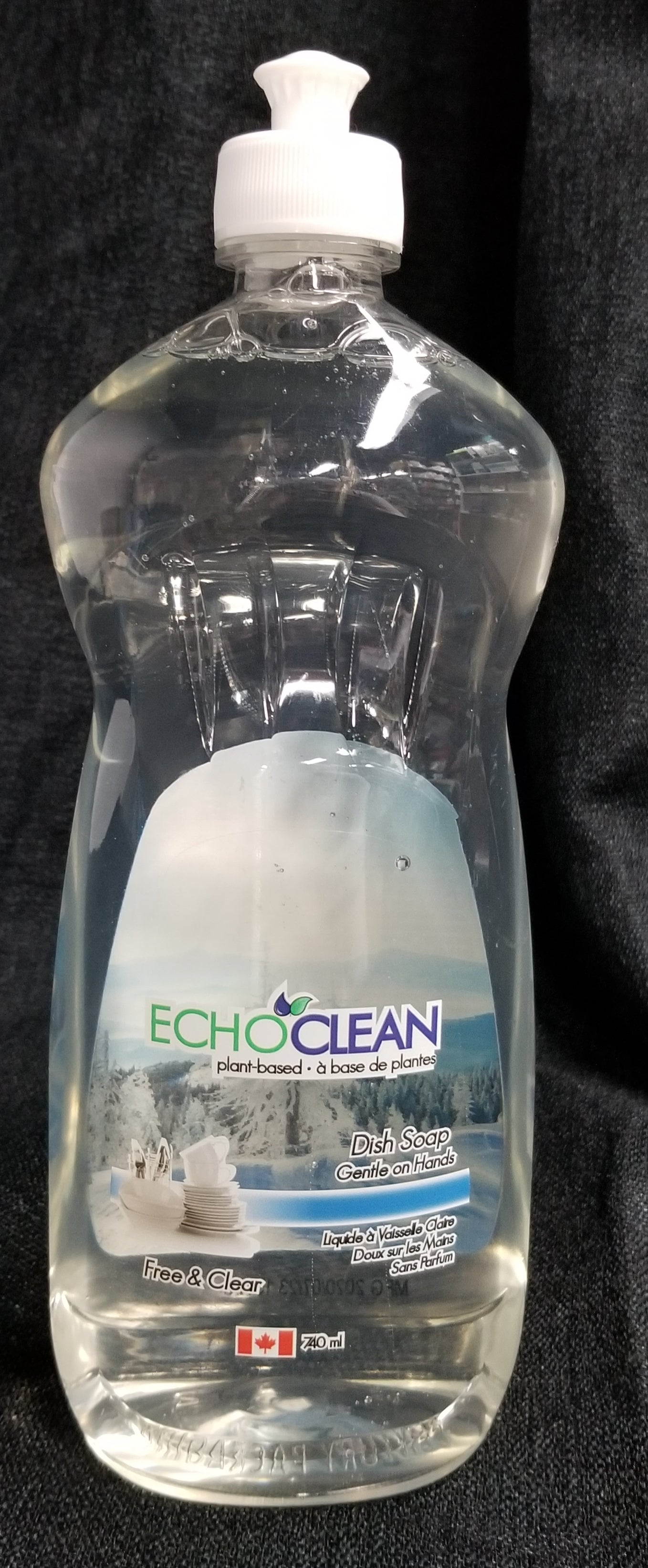 Echo Clean Free & Clear Dish Soap 750ml