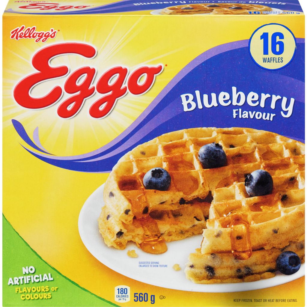 Eggo Blueberry  Waffles 16 x 560g