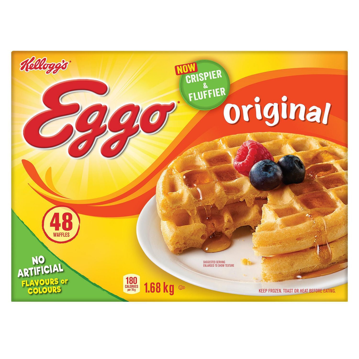 Eggo Original Waffles 48 x 1.68kg