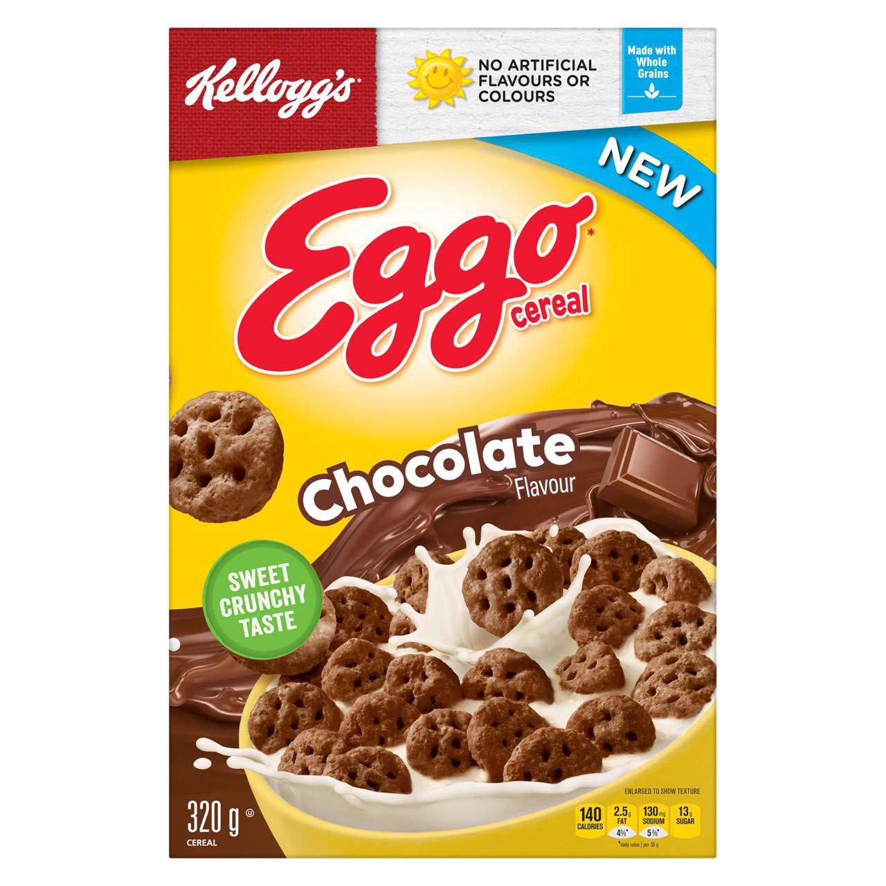 Kellogg's Eggo Chocolate Flavour Cereal 320g