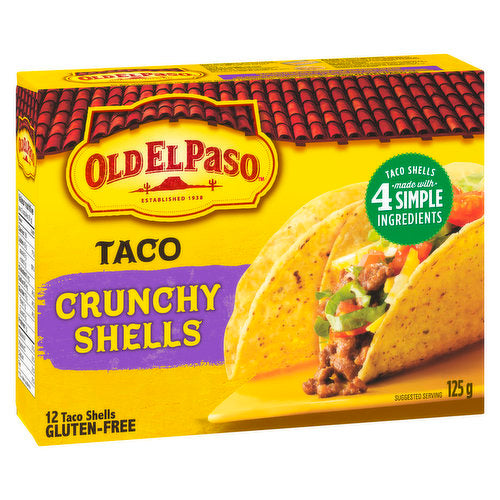 Old El Paso Gluten Free Taco Crunchy Shells 12ct