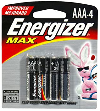 Energizer Max AAA Batteries 4ct