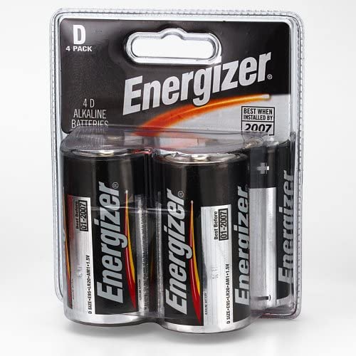 Energizer Max D Battery 4pk