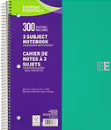 Everyday Essentials 3 Subject Ruled Page Notebook 300ct