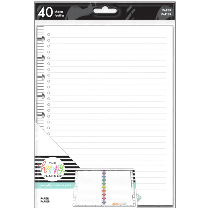 The Happy Planner Everyday Paper Refill 40 sheets