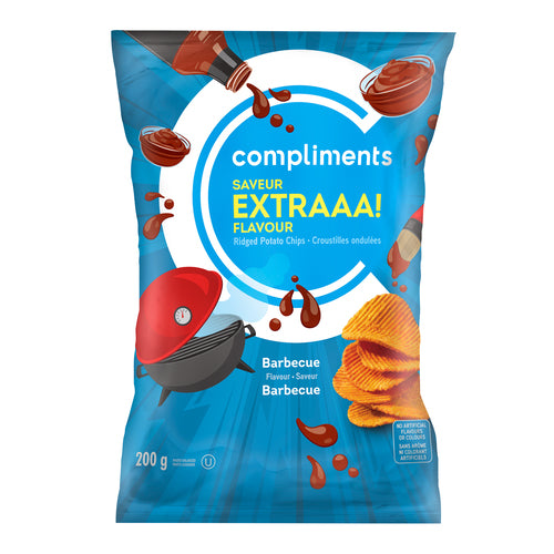 Compliments Extraaa! Barbecue Flavor Potato Chips 200g