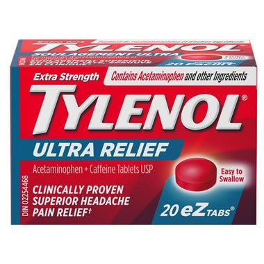 Tylenol Extra Strength Ultra Relief eZTabs 120ct