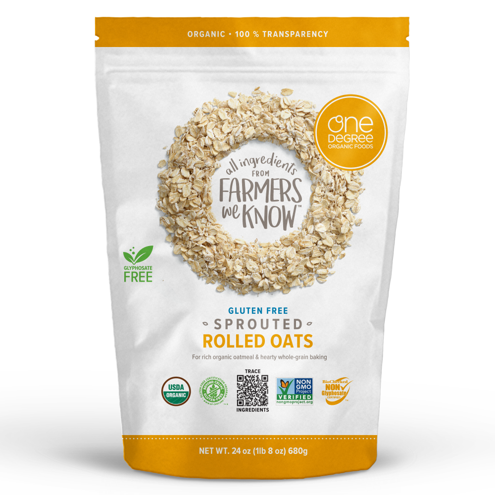 One Degree Organic Gluten Free Sprouted Rolled Oats 2.27kg