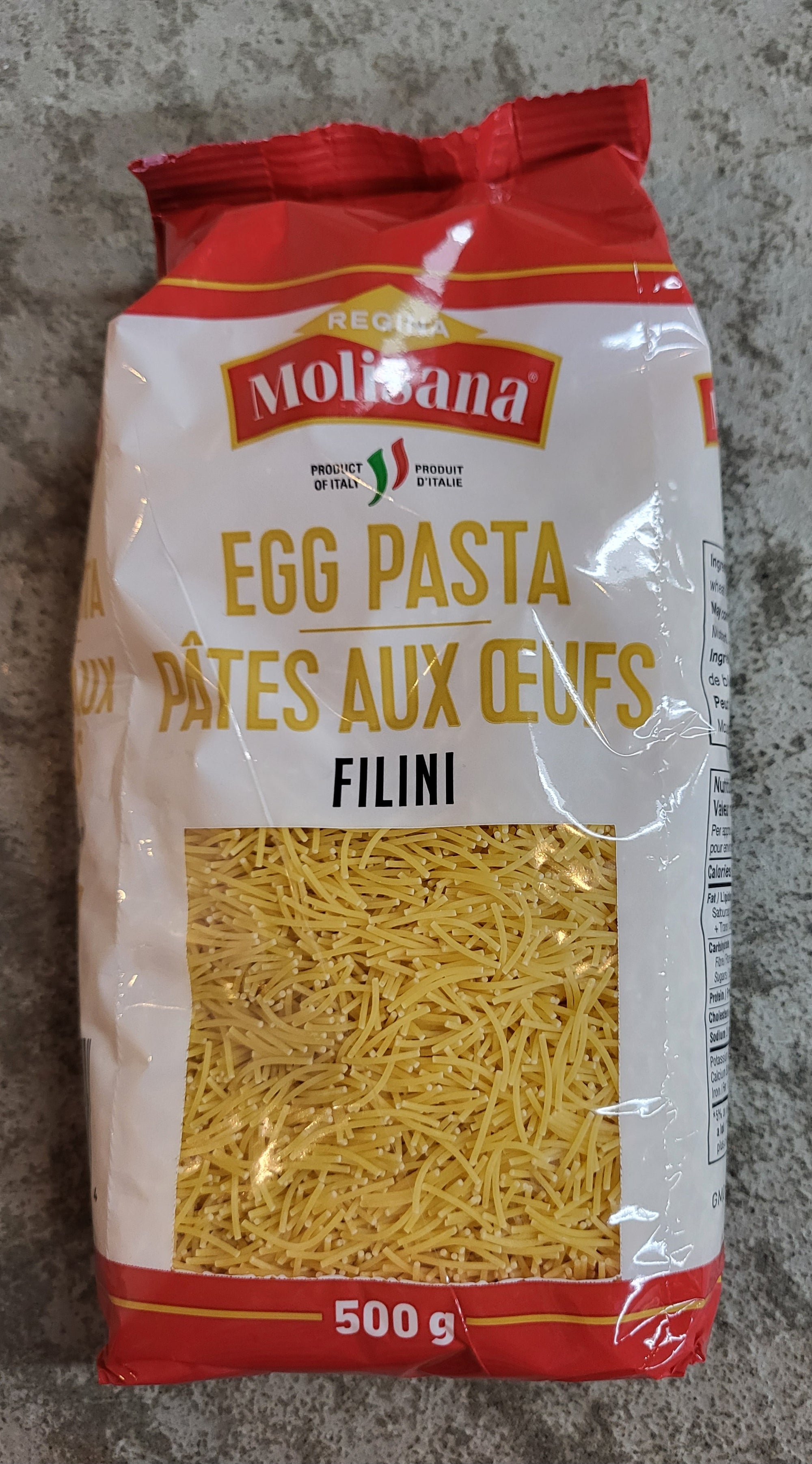 Regina Molisana Egg Pasta  Filini 500g