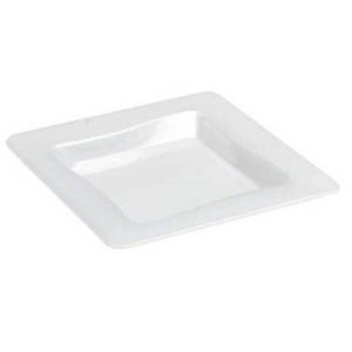 Tiny Temptations 3" Square White Plastic Plate10pk