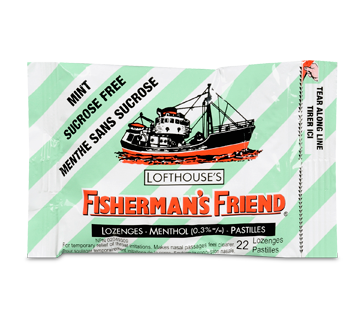 Fisherman's Friend Mint Sucrose Free Lozenges 22ct