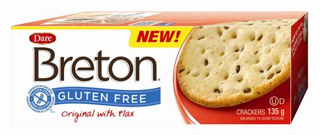 Dare Breton Gluten Free Original  With Flax Crackers 135g