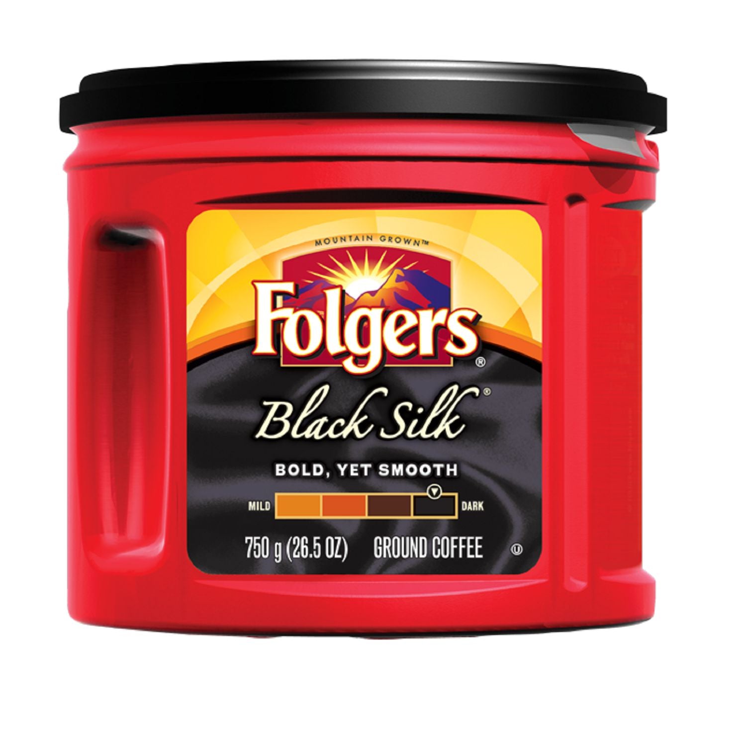 Folgers Black Silk Ground Coffee 750g