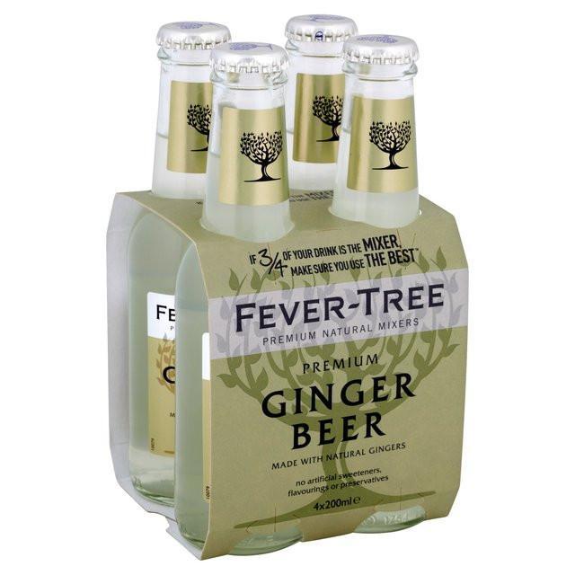 Fever-Tree Premium Ginger Beer 4 x 200ml