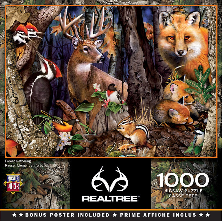 Realtree "Forest Gathering" Jigsaw Puzzle 1000pc