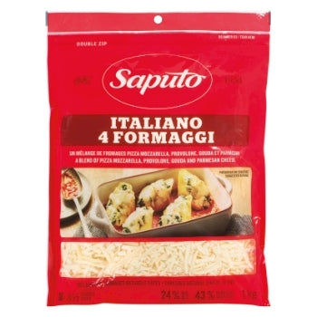 Saputo Italiano 4 Formaggi Shredded Cheese 1kg