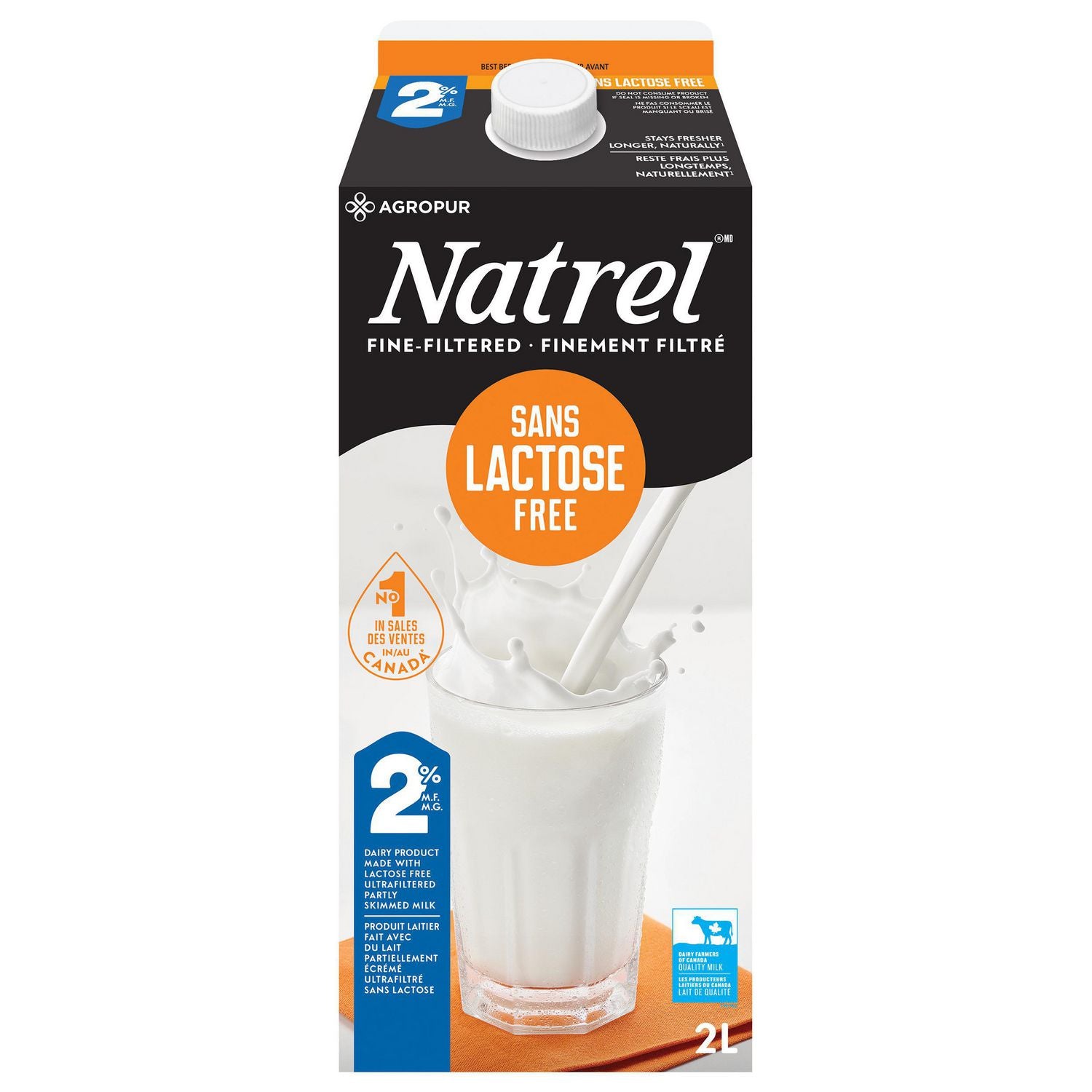 Natrel Lactose Free 2% Milk 1L