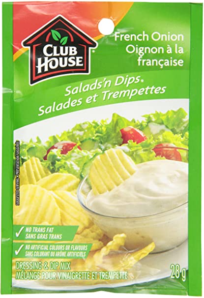 Club House French Onion Dressing & Dip Mix 28g