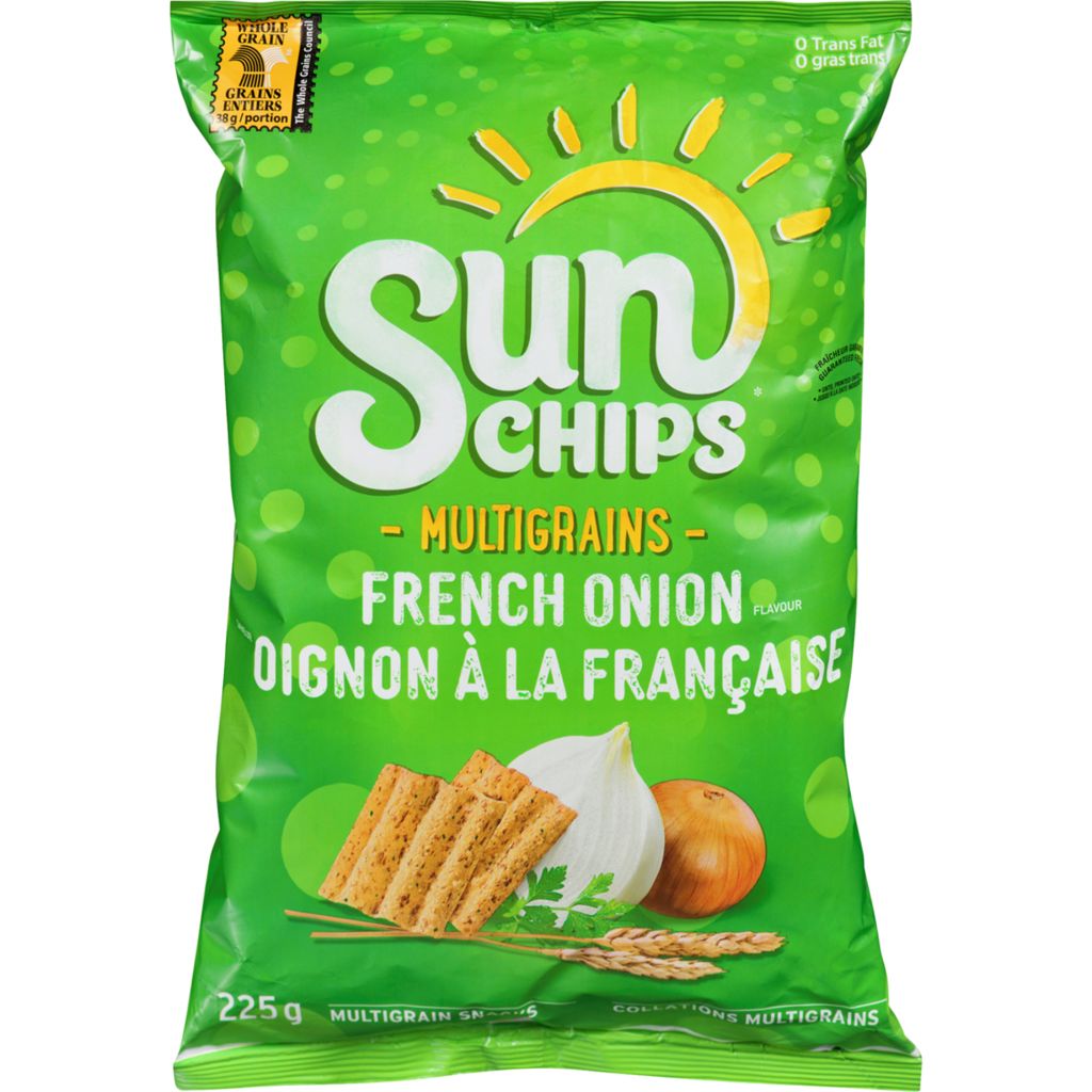 Sun Chips French Onion Multigrain Snacks 225g