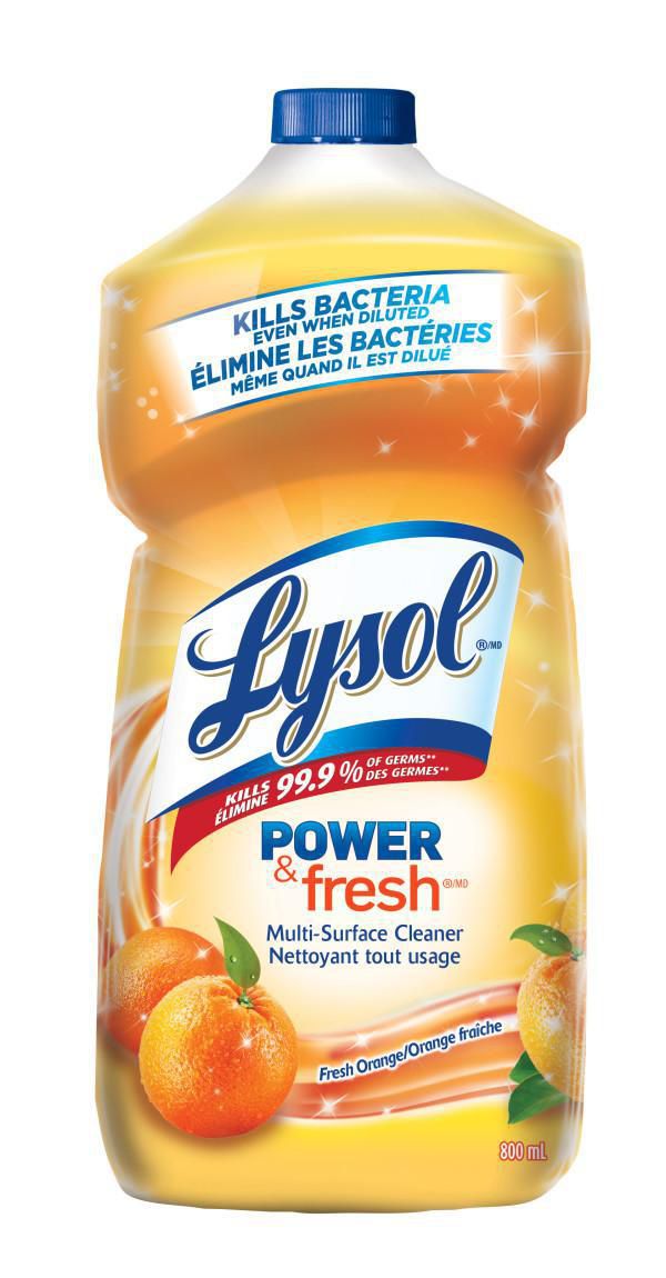 Lysol Power & Fresh Fresh Orange Multi - Surface Cleaner  800ml