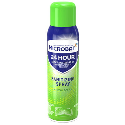 Microban 24 - Hour Fresh Scent  Sanitizing Spray 354 g