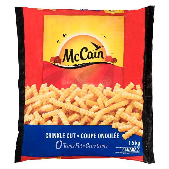 Mc Cain Crinkle Cut Fries 1.5 kg